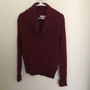 Burgundy sweater